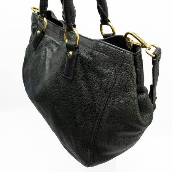 Prada Green Leather 2Way Bag - Picture 1 of 5
